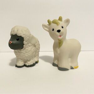Fisher Price Little People Sheep Goat Barn Farm Animal Figure Toy Lot 4/$20 🛑